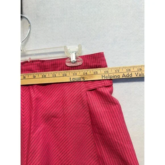 Nike Dri Fit Tennis Shorts Skirt Skort Pink Pinstripe Size 6 - Picture 4 of 8
